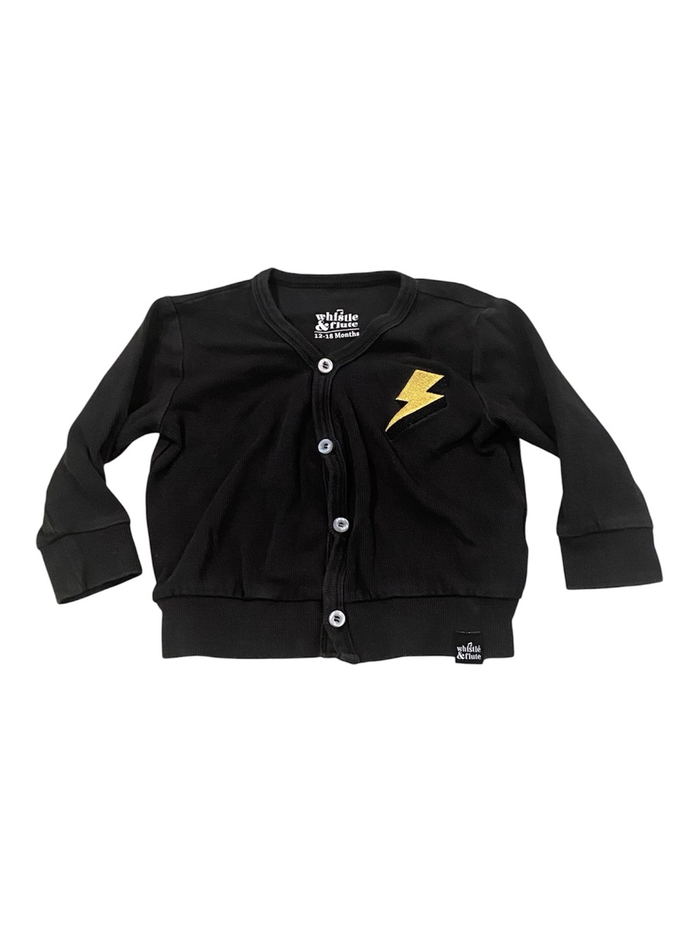 Whistle & Flute 12-18 month Cardigan Lightning Bolt Kawaii Boys Girls Toddler